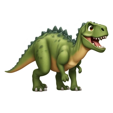 dinossauro cagando sticker