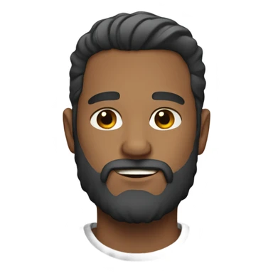 Handsome man with beard  sticker