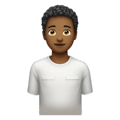 Un garçon avec la peaux métissé  sticker