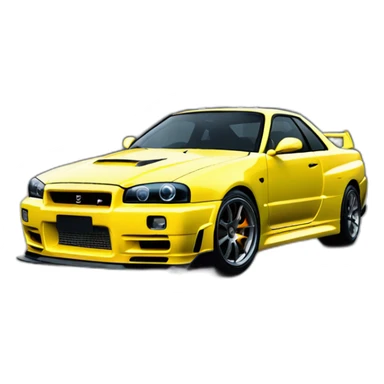 Skyline r34 sticker