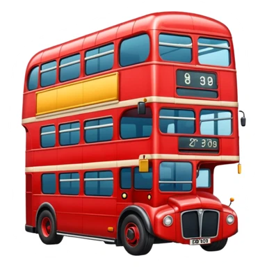 London red buss sticker