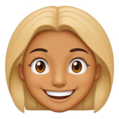 saski with a big smile sticker