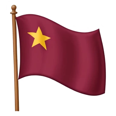 Bandera color vino sticker