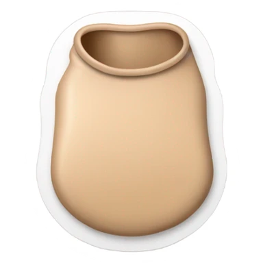 ostomy bag with a plate made out of skin colored adhesive using Coloplast ostomy bag as example sticker