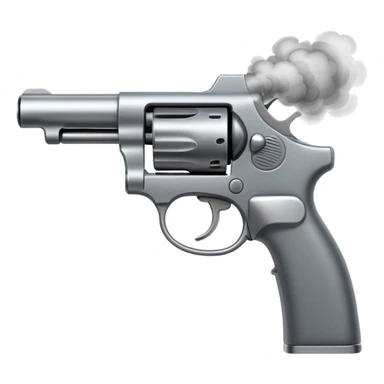 gun with smoke sticker