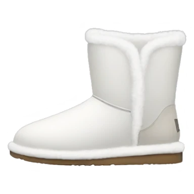 white UGG shoes sticker