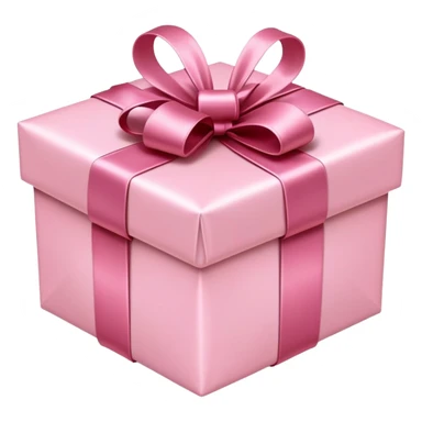 Light pink Christmas gift  sticker