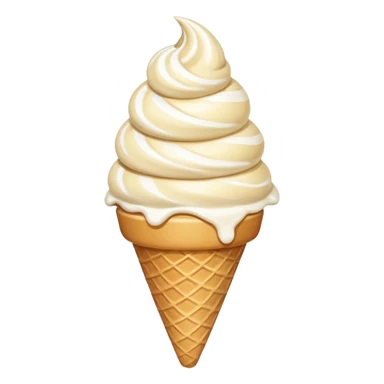 soft cream cone sticker