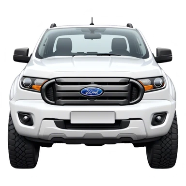 Ford Ranger - Ford (Model Year: 2022) (Iconic colour: White) sticker