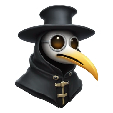 Cosmic plague doctor sticker