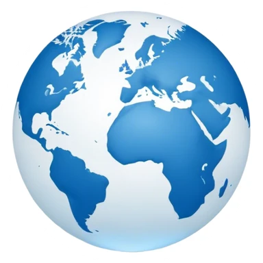 A minimalist and modern logo representing a '.com' domain. Featuring a global internet theme with blue and white tones, sleek and professional design. It may include a small globe icon, a mouse cursor, or a link symbol sticker