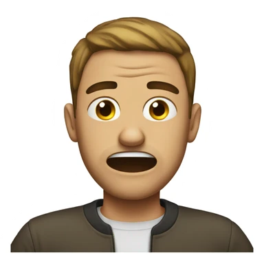 Make a stressed out emoji sticker