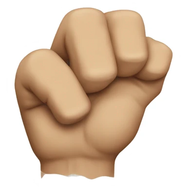 fist around nose sticker