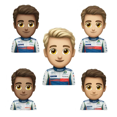 Champion de f1 chez Alpine f1 team sticker