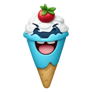 Un stitch on helado sticker