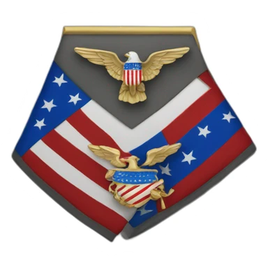 an American colonel  rank sticker
