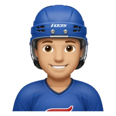 hockey player sticker