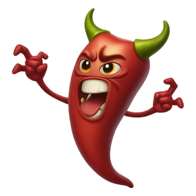 Dancing gallbladder with devil horns and a tail sticker