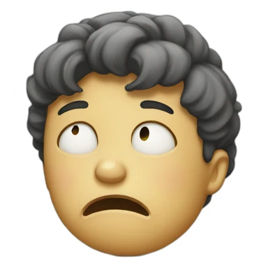 crying-shushing-face sticker