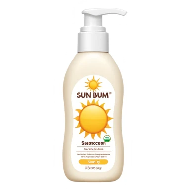 Sun bum sunscreen sticker