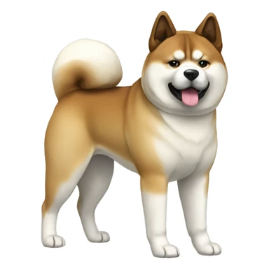 Akita Dog Breed Full Body sticker