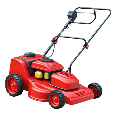 Red Lawnmower sticker