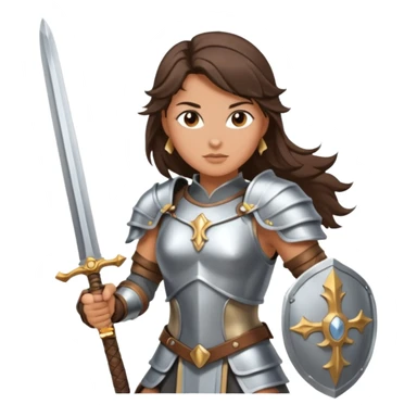 Valkyrie warrior brunetter sticker