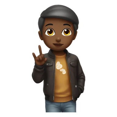 Sonny Angel Blowing kiss sticker