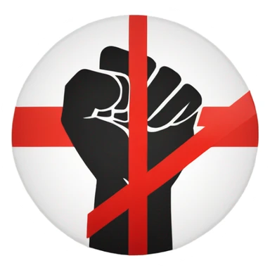 no violence sign  sticker