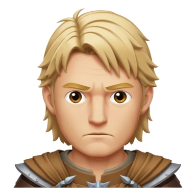 Thorfin avec son père et des flèches  sticker