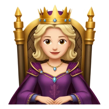 queen-in-game-of-throne smile sticker