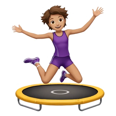 Human Jump Trampoline "Jump Off" sticker