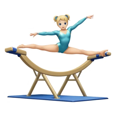 gymnastics vault  sticker