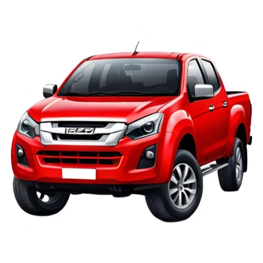 Isuzu D-MAX - Isuzu (Model Year: 2024) (Iconic colour: Red) sticker