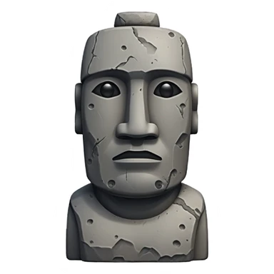 Moai statue  sticker
