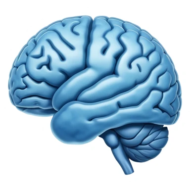 blue brain x-ray sticker