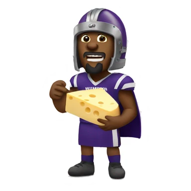 Minnesota Viking eating cheese sticker