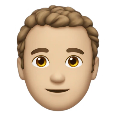 Macron with kipa sticker