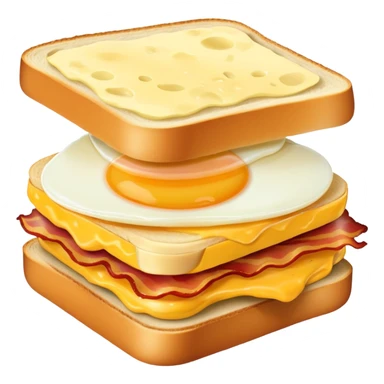 Bacon Gouda egg sandwich  sticker