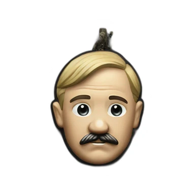 Hitler pendant la world war 2 sticker