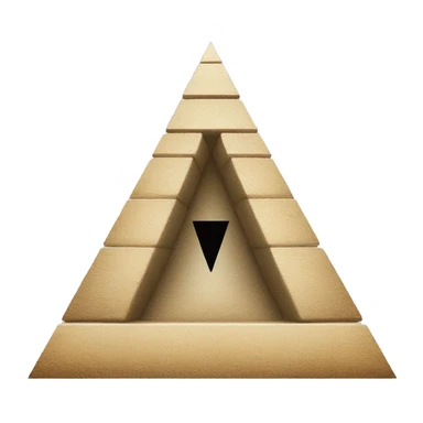 pyramid would be inverted, with the apex representing the 1% and the base, the 99% sticker