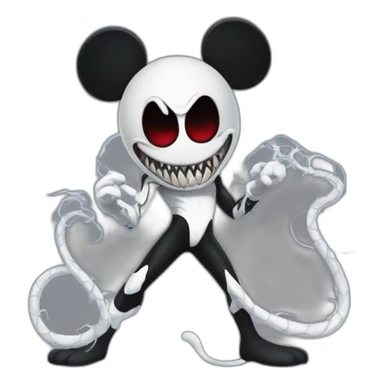 mickey with anti-venom sticker