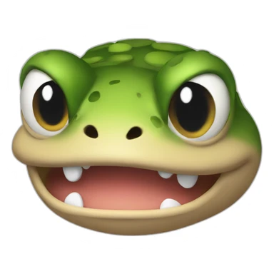 Angry toad mario sticker