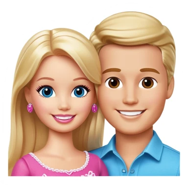 Barbie ken ken sticker