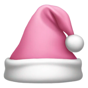 light pink santa hat sticker