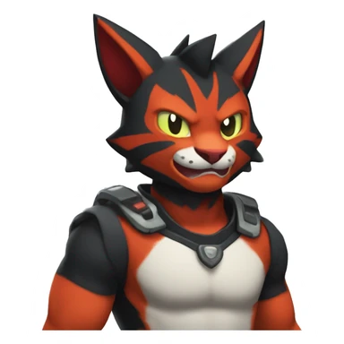 Litten Torracat Incineroar sticker