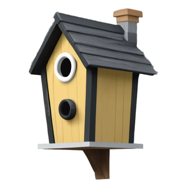 Addams house birdhouse  sticker