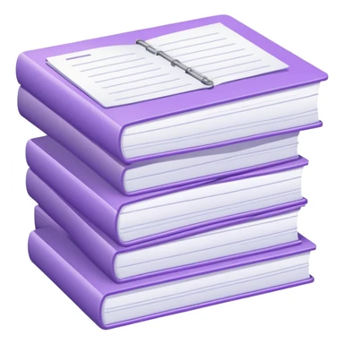 legal pale purple paperwork sticker