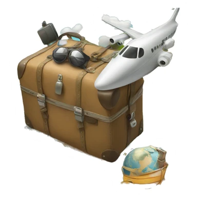 world travelling sticker