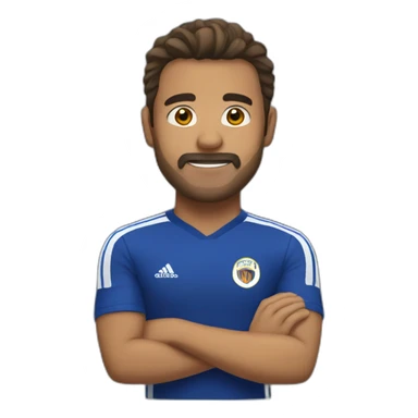 Nariz futbolista sticker